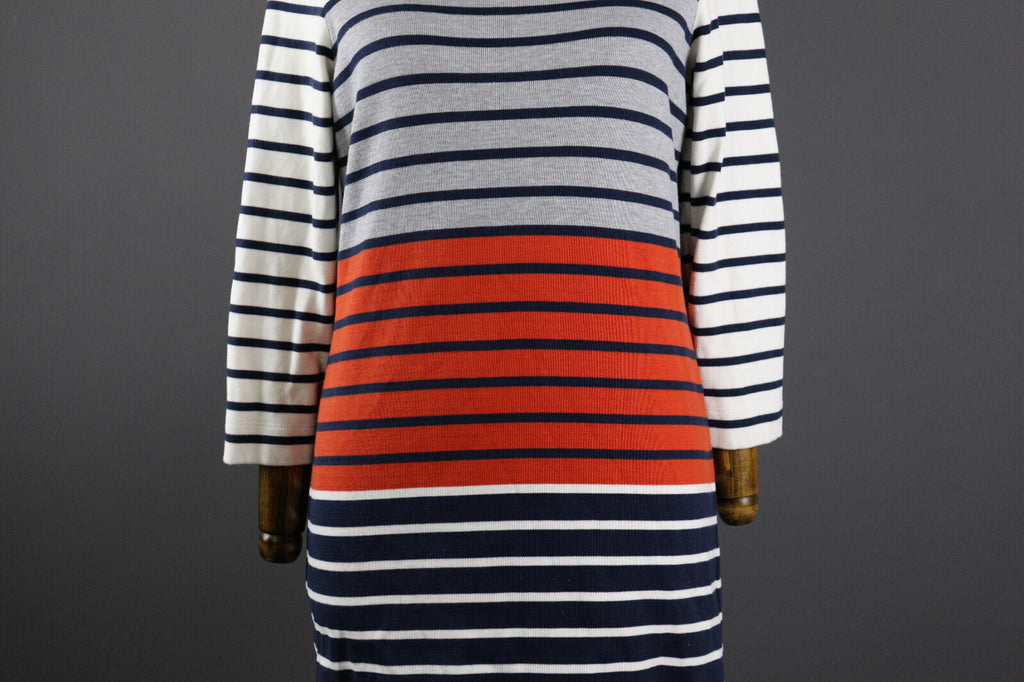 Barbour Multicour Beacon Brand Striped Pembrey Sweater Dress EU 40 UK 14 US 10