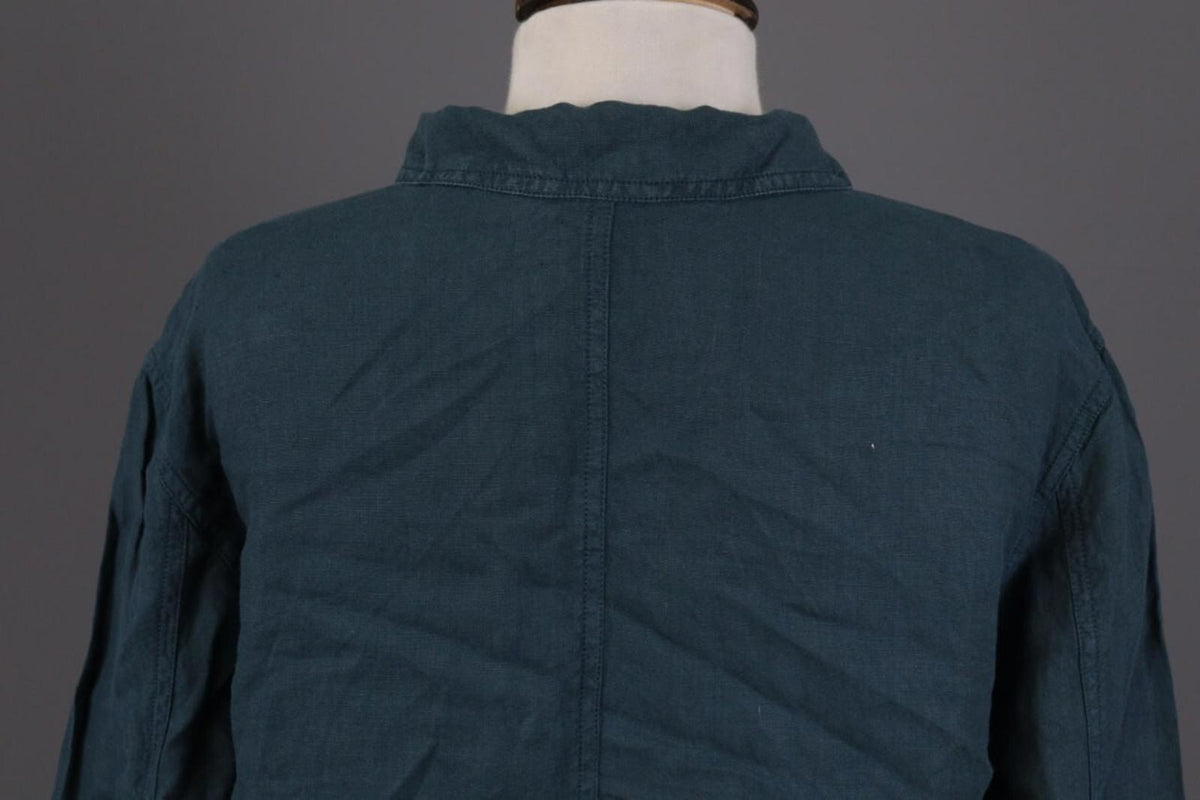 TRANSIT PAR SUCH 164 Blue Lagenlook Lightweight Linen Coat Jacket – Size 5