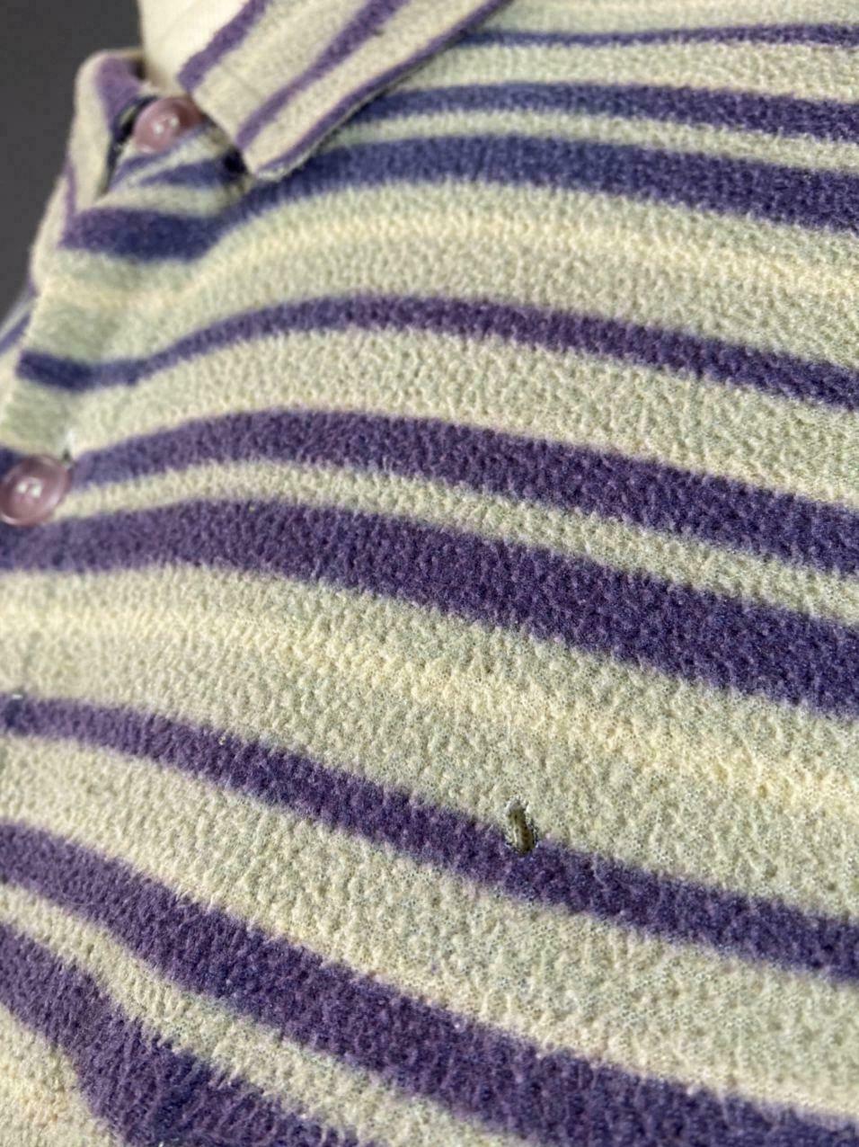 Mammut Outdoor Tecnopile Striped Button Up Sweater Fleece – Men's 2XL / XXL