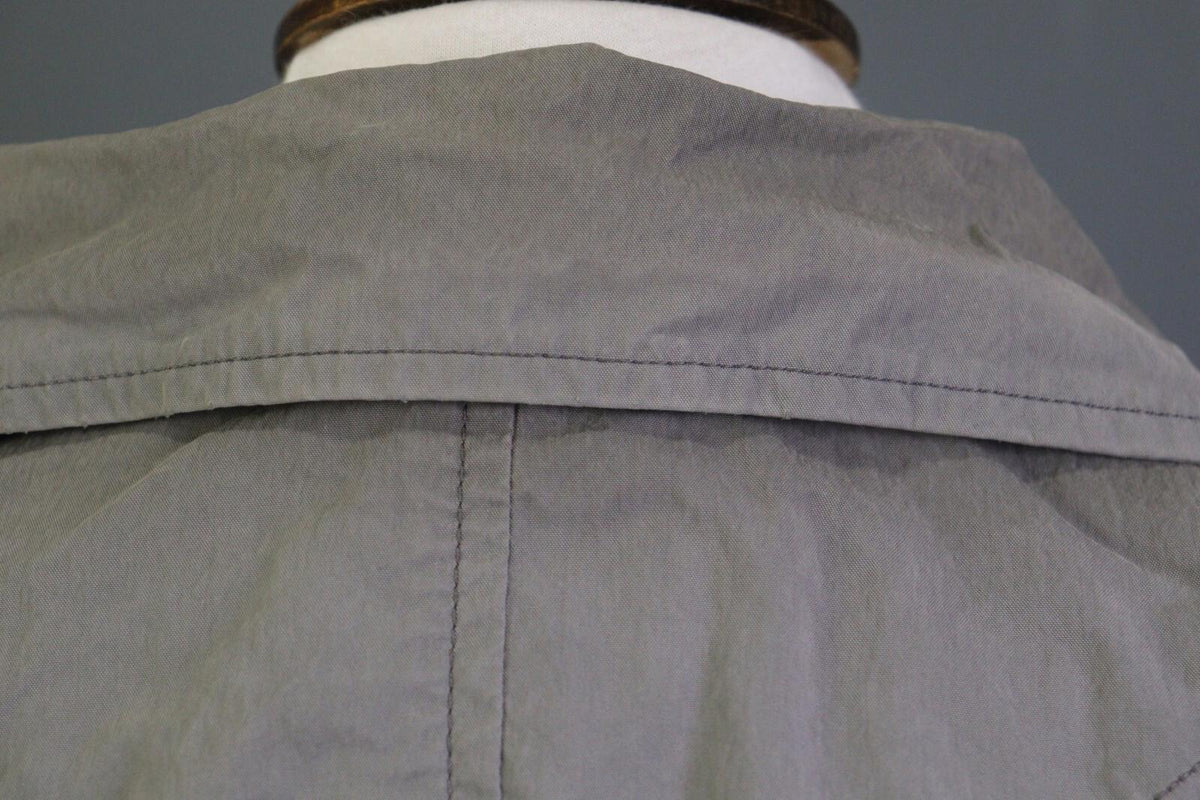 OSKA Gray Long Sleeve Full Zip Collared Pockets Oversized Jacket – Size 1