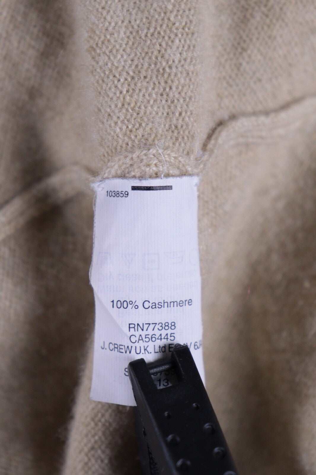 J. Crew Beige Knit 100% Italian Cashmere Soft Sweater – Size XXS