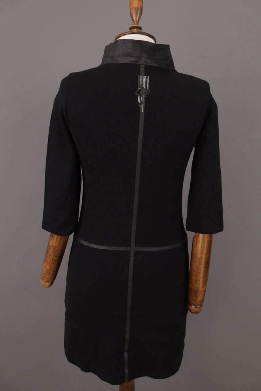 Cop Copine Nikko Robe Black 3/4 Sleeve A-Line Dress – Size 36 – Used