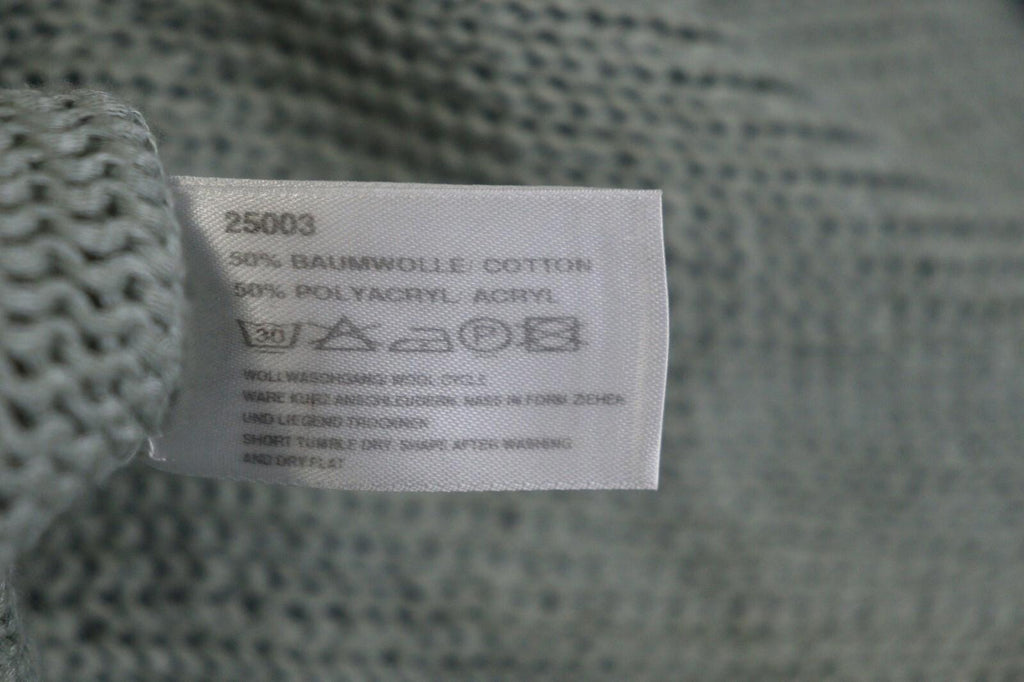 ANNETTE GORTZ Green Deep V-Neck Knit Pullover Sweater – Size XL