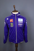 Yamaha Motor Blue Raglan Sleeve Full Zip Monster Energy Racing Team Jacket Sz S