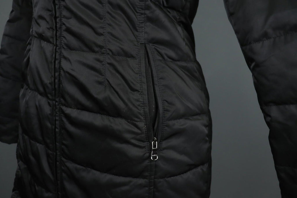 MARELLA Sport Warm Me Up Black Hooded Long Sleeve Full Zip Puffer Jacket – Size 36