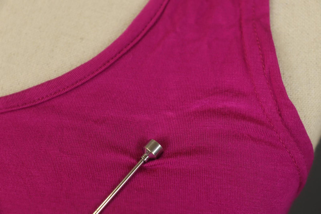 GUDRUN SJODEN Pink Modal Sleeveless Round Neck Stretch Pullover Tank Top – Size S