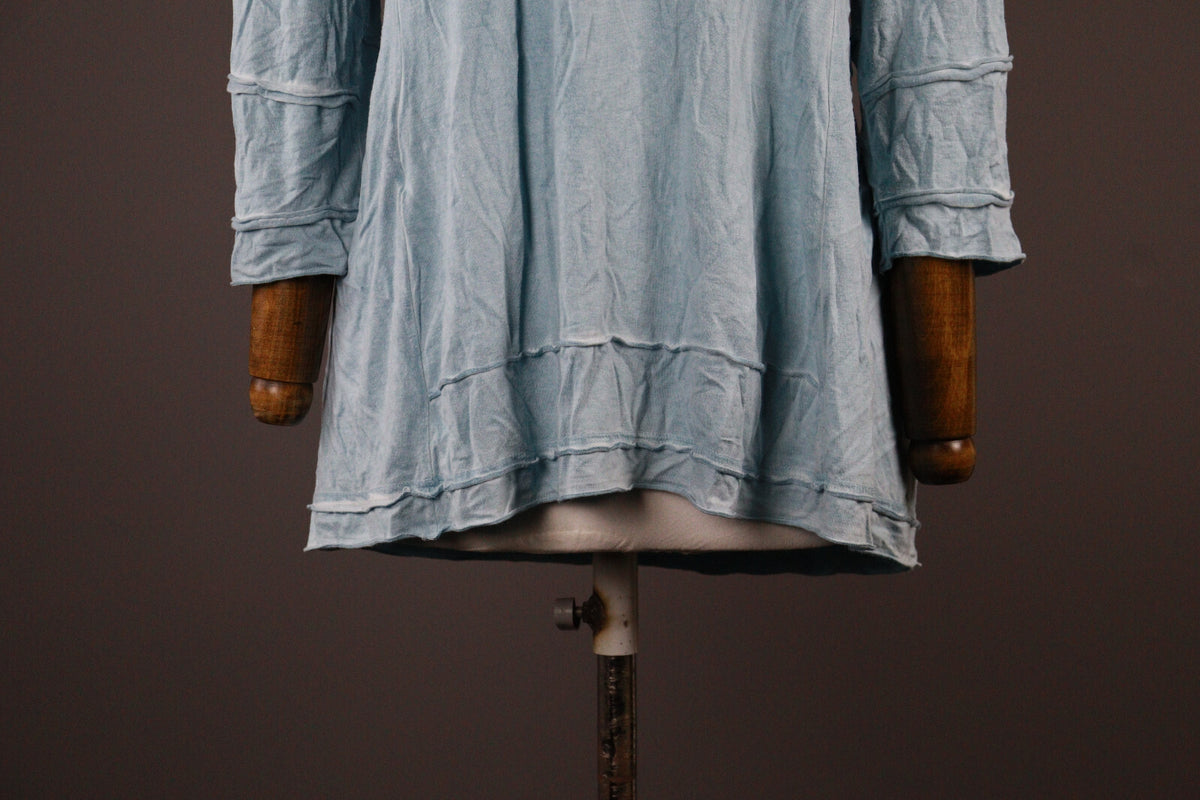 Bottega by Esisa Cavaletti Lagenlook Long Sleeve Blouse Shirt Tunic – Size L