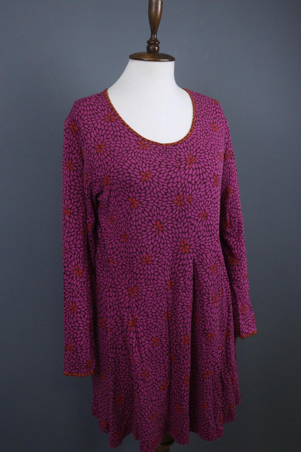 GUDRUN SJODEN Multicolor Long Sleeve Stretch Fit & Flare Dress – Size M
