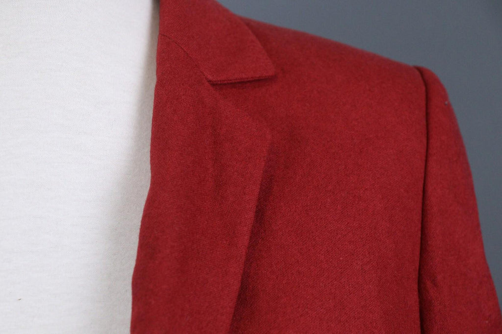 LOVE MOSCHINO Red Long Sleeve Three Button Coat Blazer – Size US 6