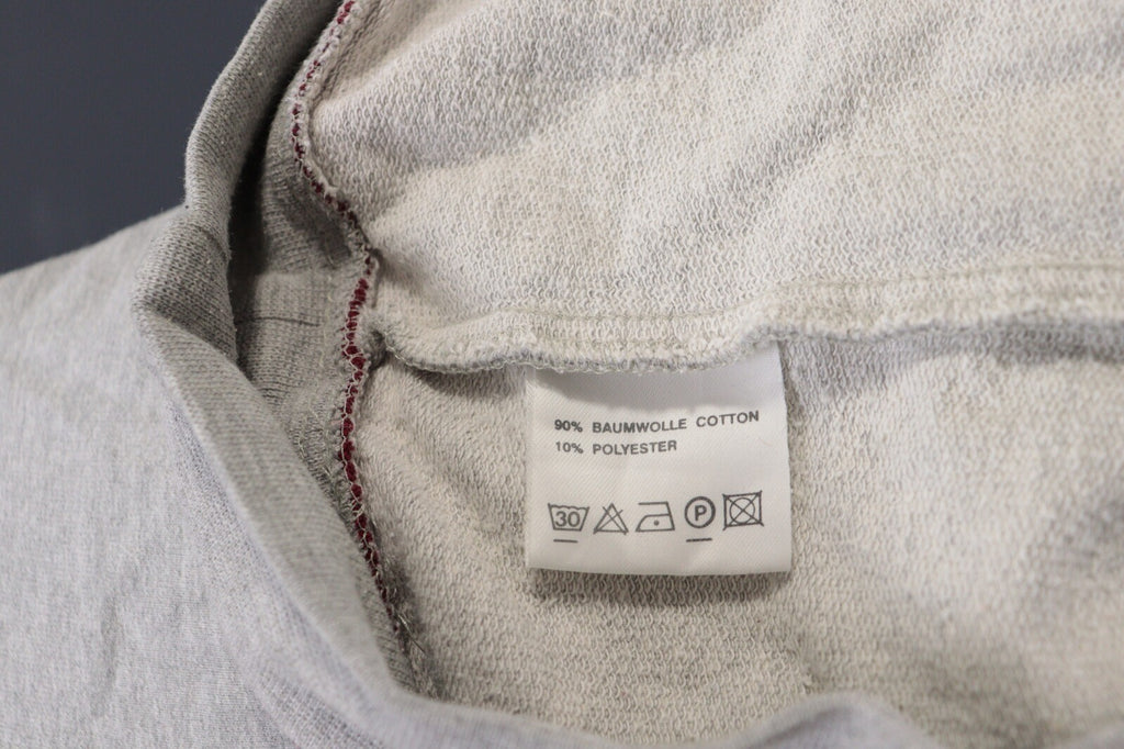 Vintage Carlo Colucci Embroidered Logo Gray Sweatshirt – Size L US 42-44 EU 52-54