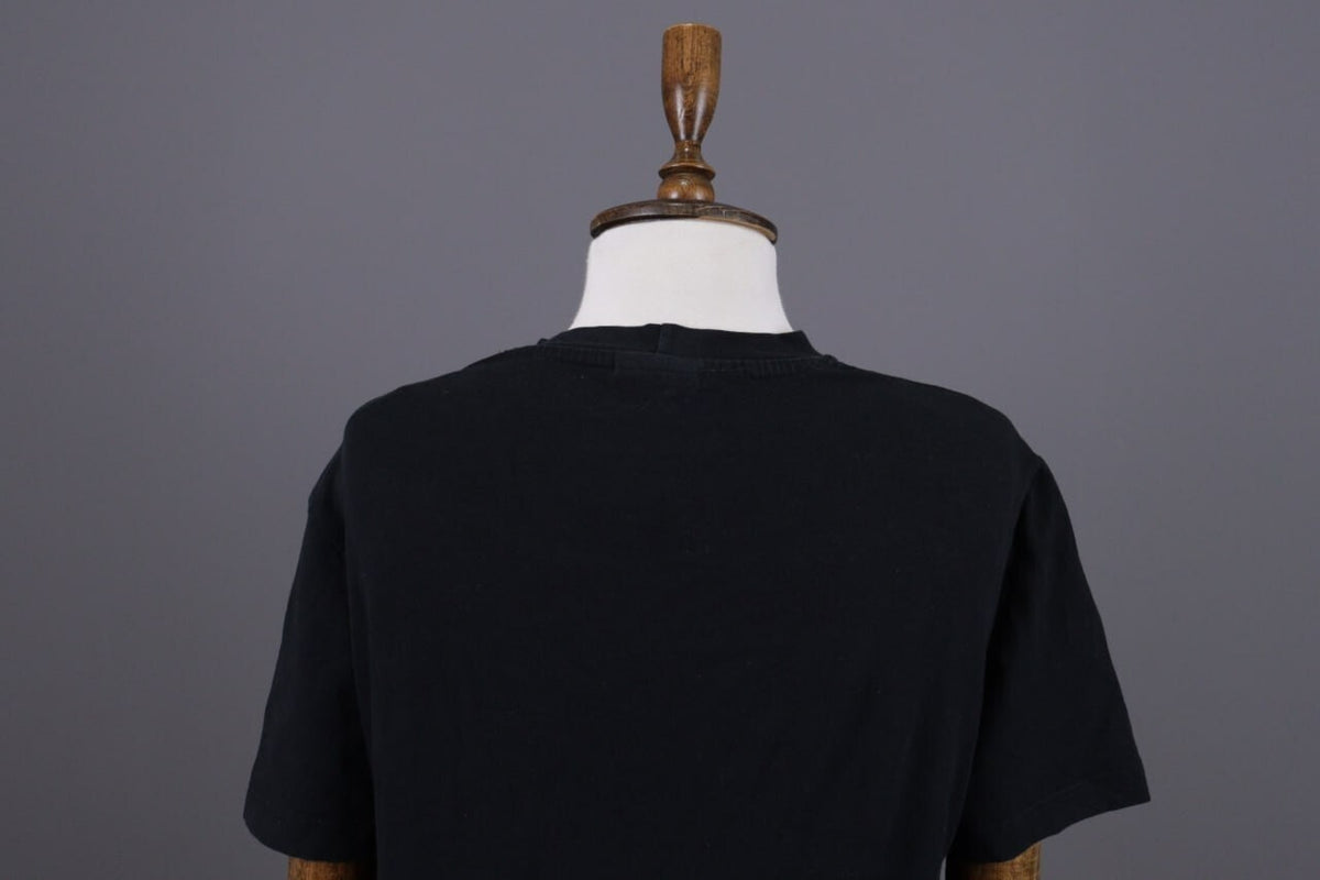 Just Cavalli Black Big Logo Black Short Sleeve T-Shirt – Size L