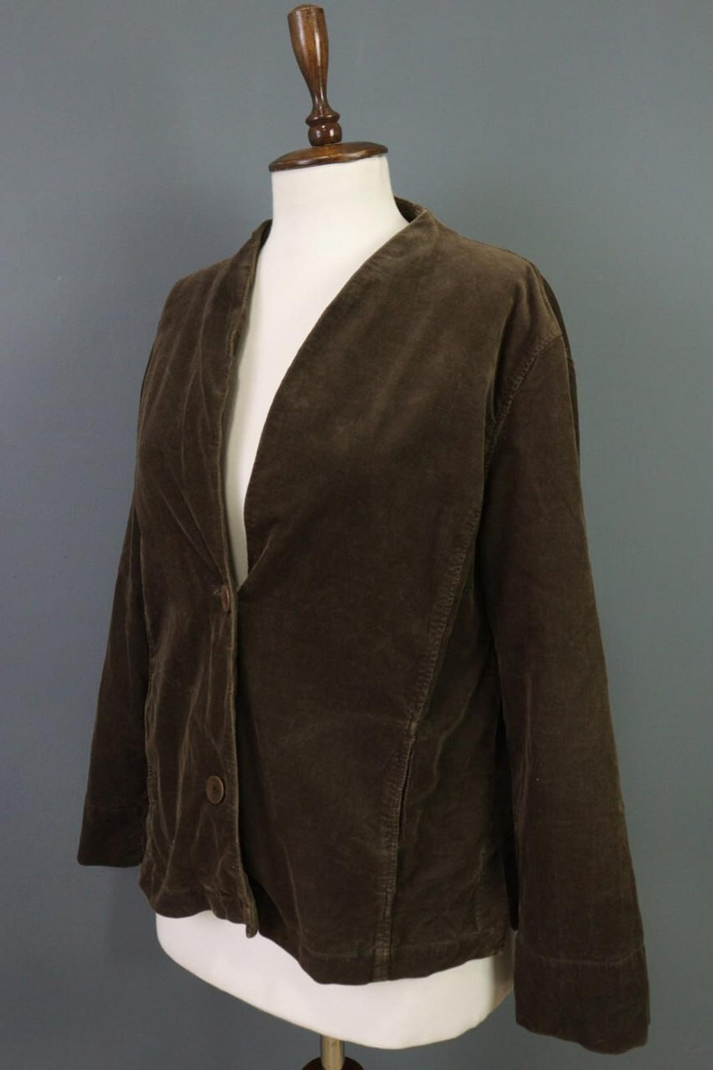 OSKA Slim Fit Brown Corduroy Blazer Jacket – Size 2