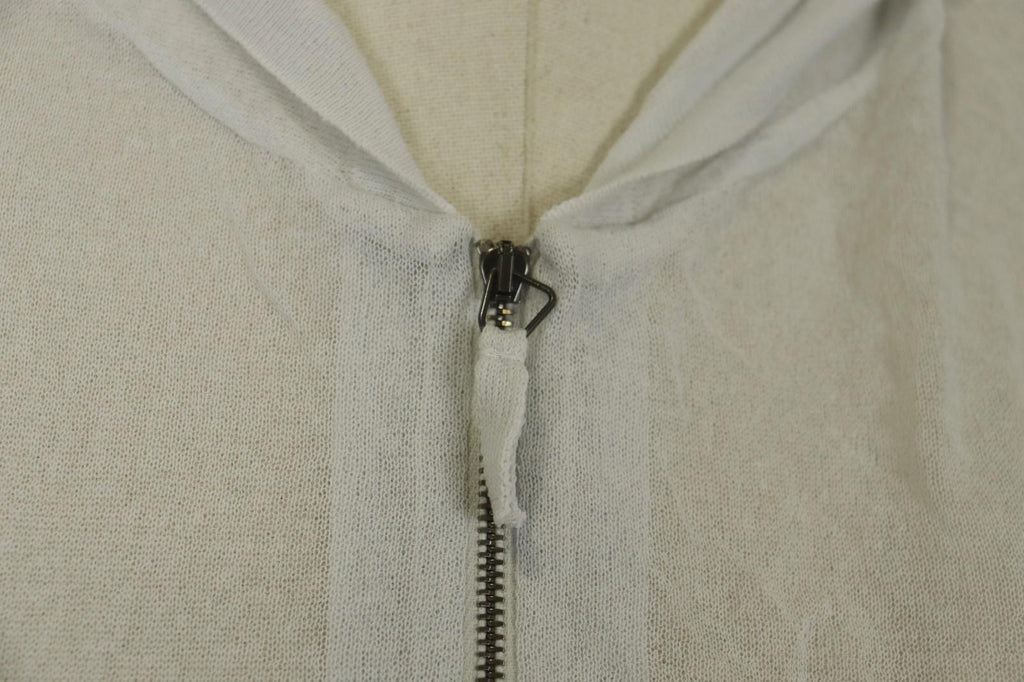 Annette Görtz White Cotton Long Sleeve Regular Fit Full Zip Hoodie – Size M