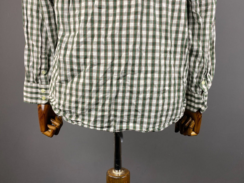 Barbour Sporting Green Check Button Down Shirt – Size US S / UK M