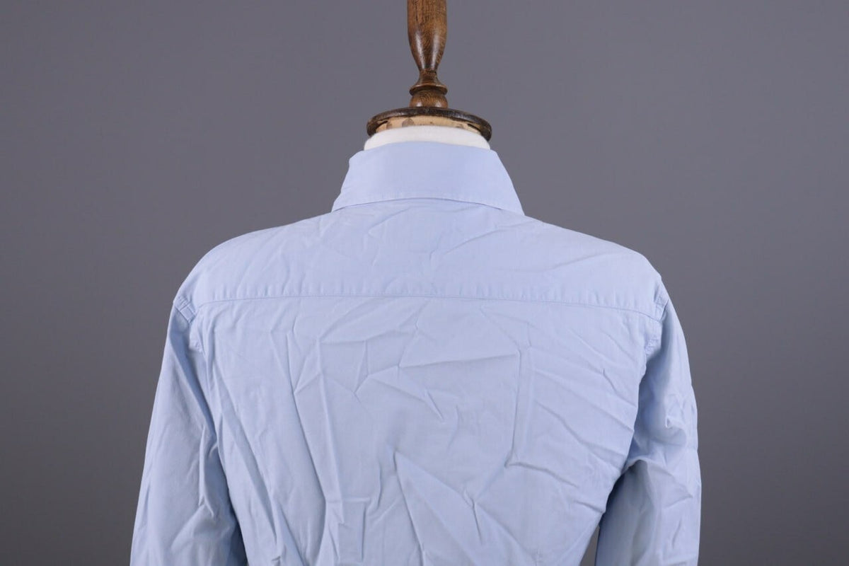 La Martina Buenos Aires Blue Button Down Long Sleeve Blouse Shirt – Size XL