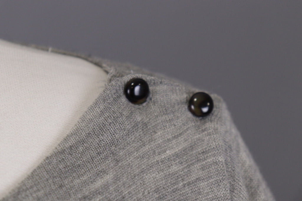 J. Crew Gray Merino Wool Sweater Long Sleeve Top – Size L