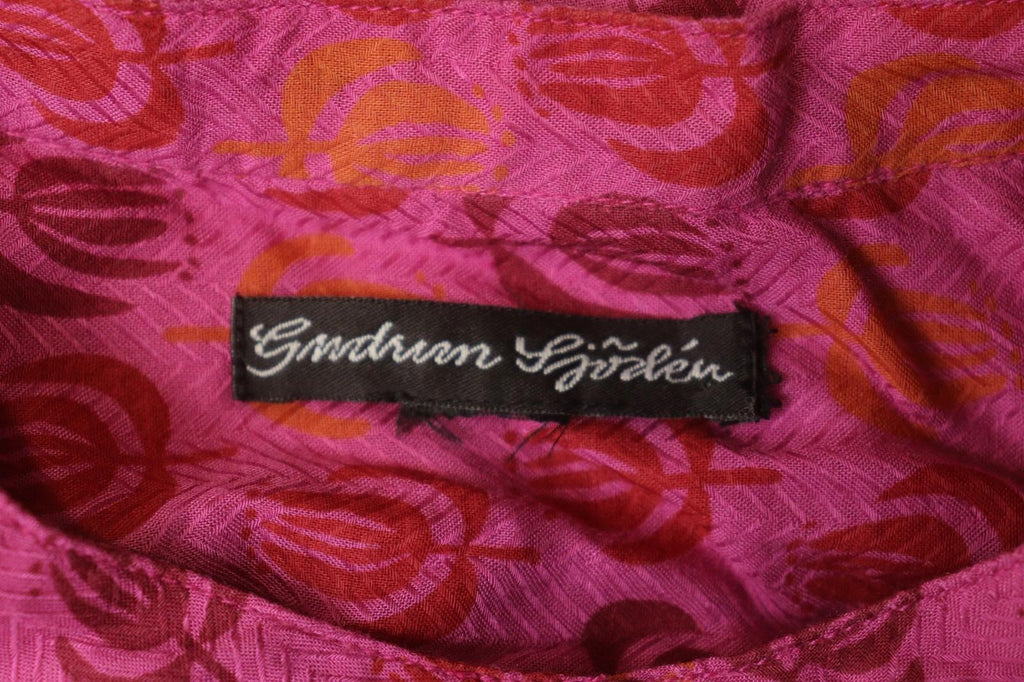GUDRUN SJÖDEN Multicolor Floral Front Pocket Long Sleeve Button Front Shirt M/L