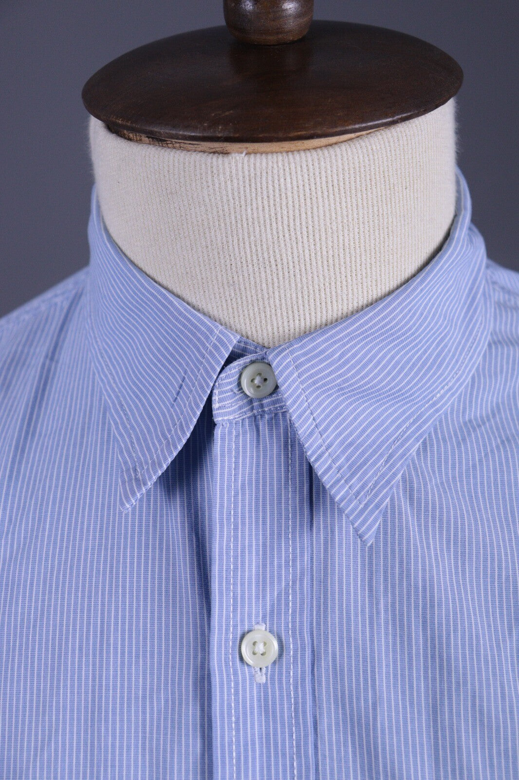 Denim & Supply Ralph Lauren Blue Pinstripe Long Sleeve Button Down Shirt L