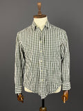 Barbour Sporting Green Check Button Down Shirt – Size US S / UK M