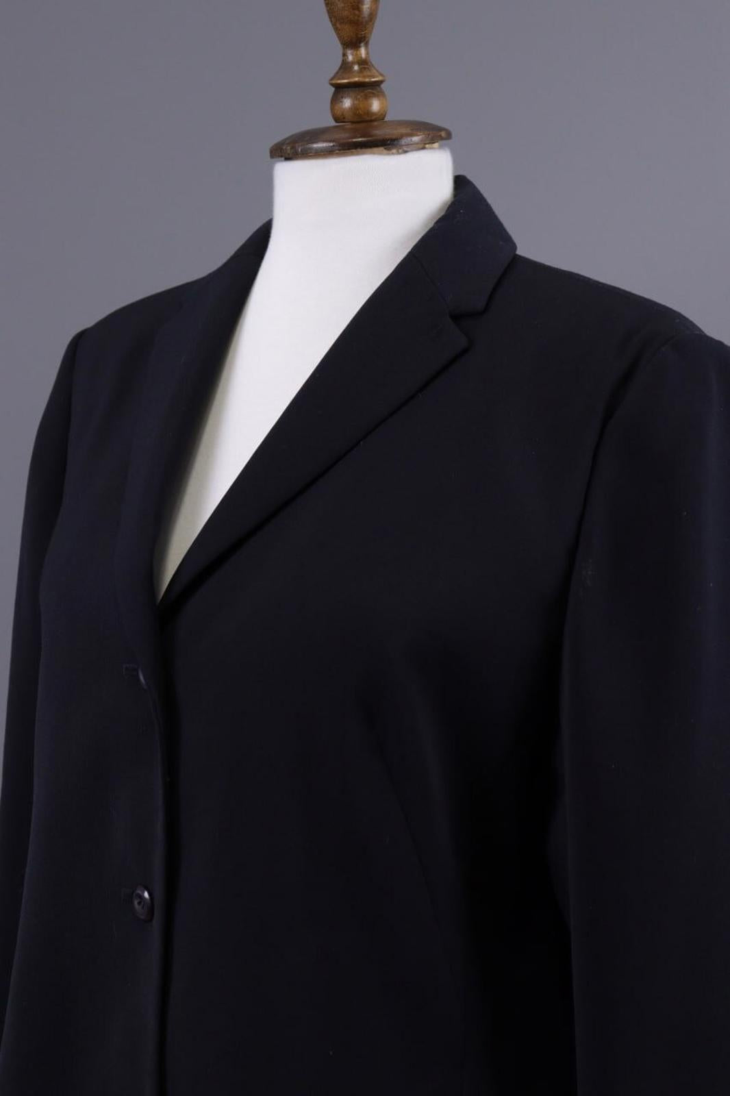JIL SANDER Black Three Button Lightweight Blazer Jacket – Size 38 / S