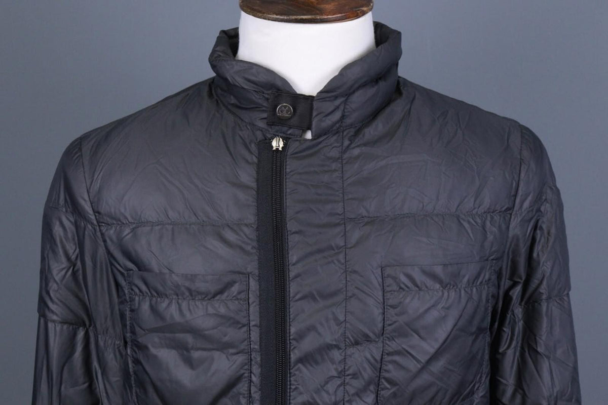 PEUTEREY Gray Padded Full Zip Quilted Goose Down Jacket – Size 50