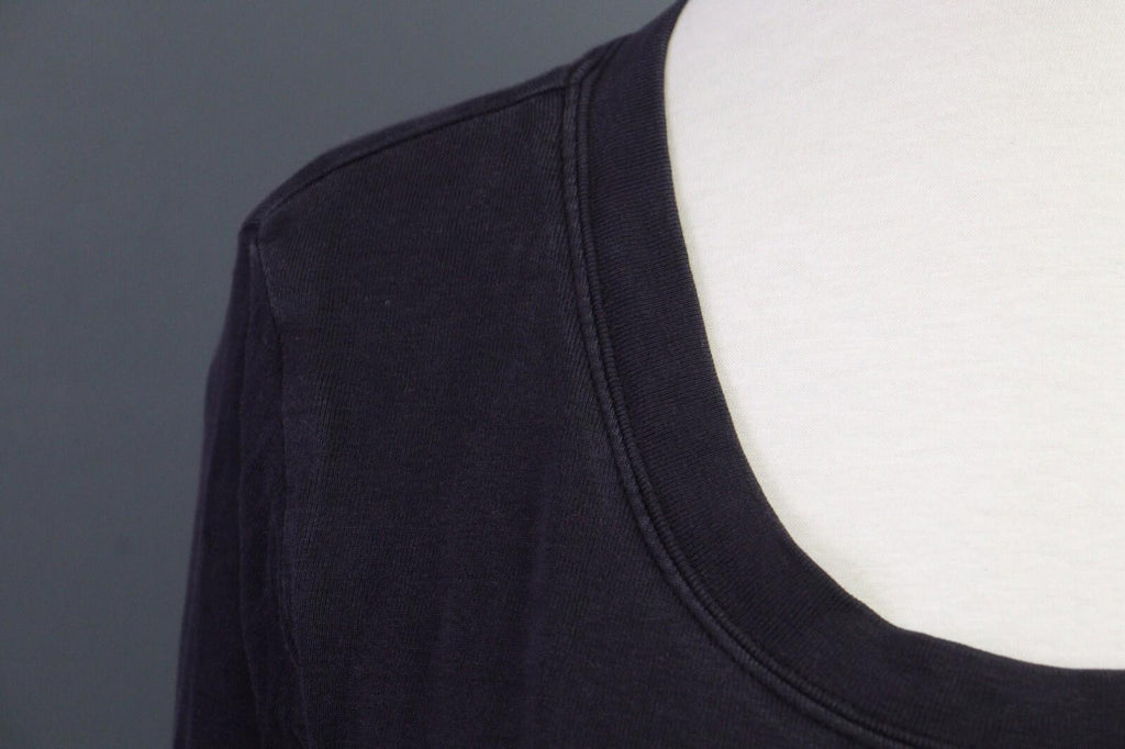 OSKA Blue Long Sleeve Round Neck Top Shirt Blouse – Size 2