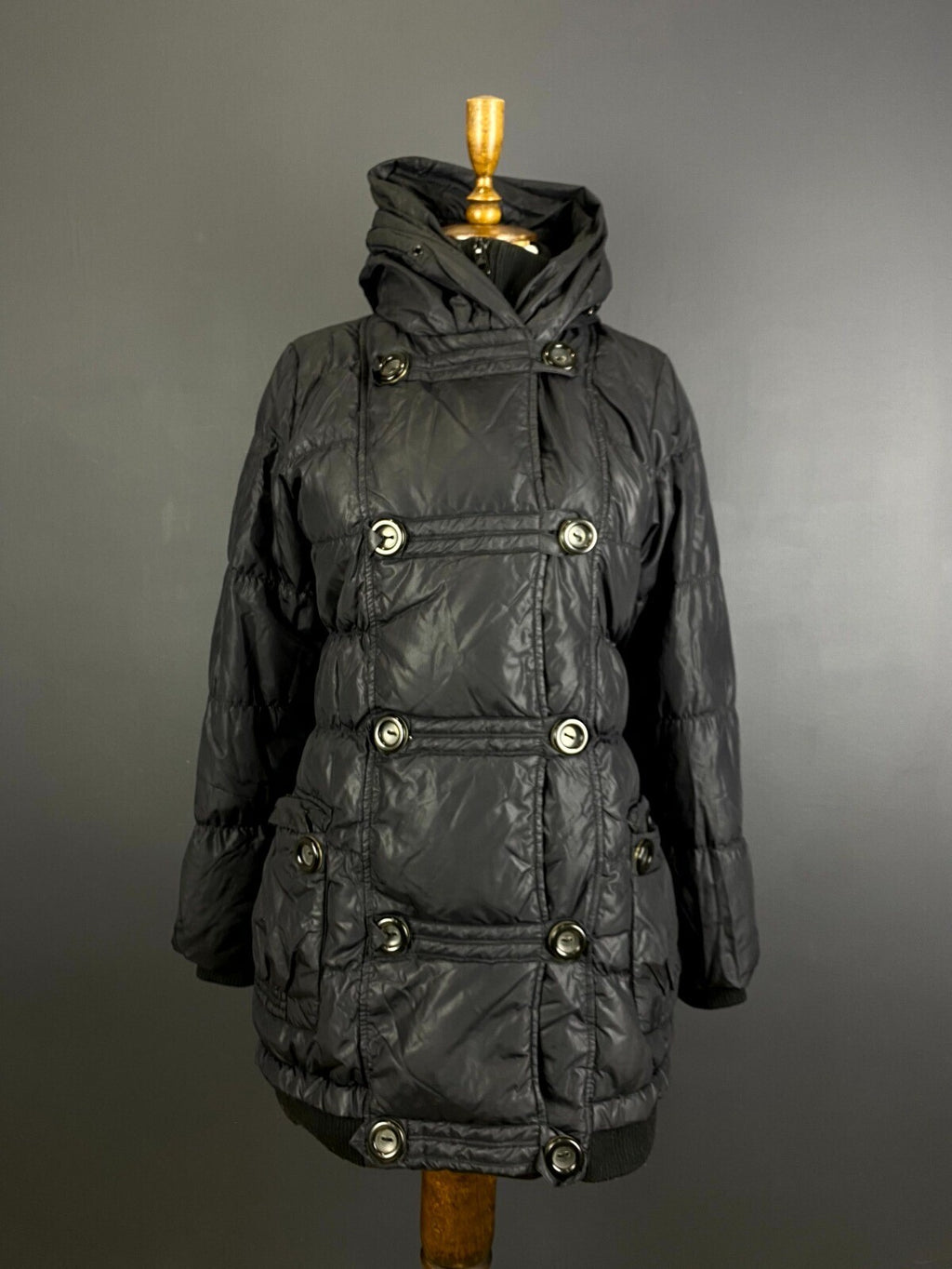 Adidas Stella McCartnhey Full Zip Hooded Parka Paded Coat Parka – Size 34