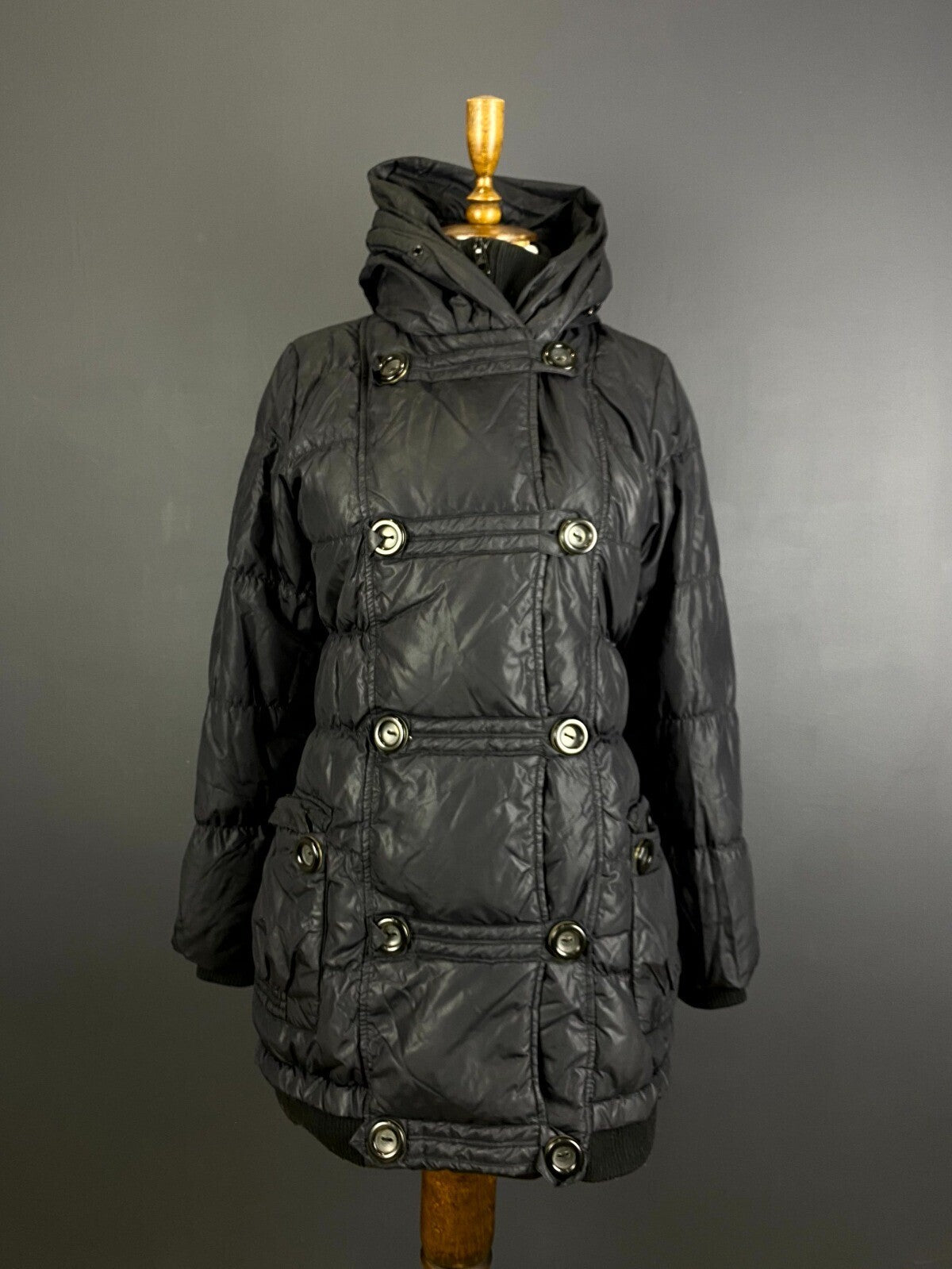 Adidas Stella McCartnhey Full Zip Hooded Parka Paded Coat Parka – Size 34