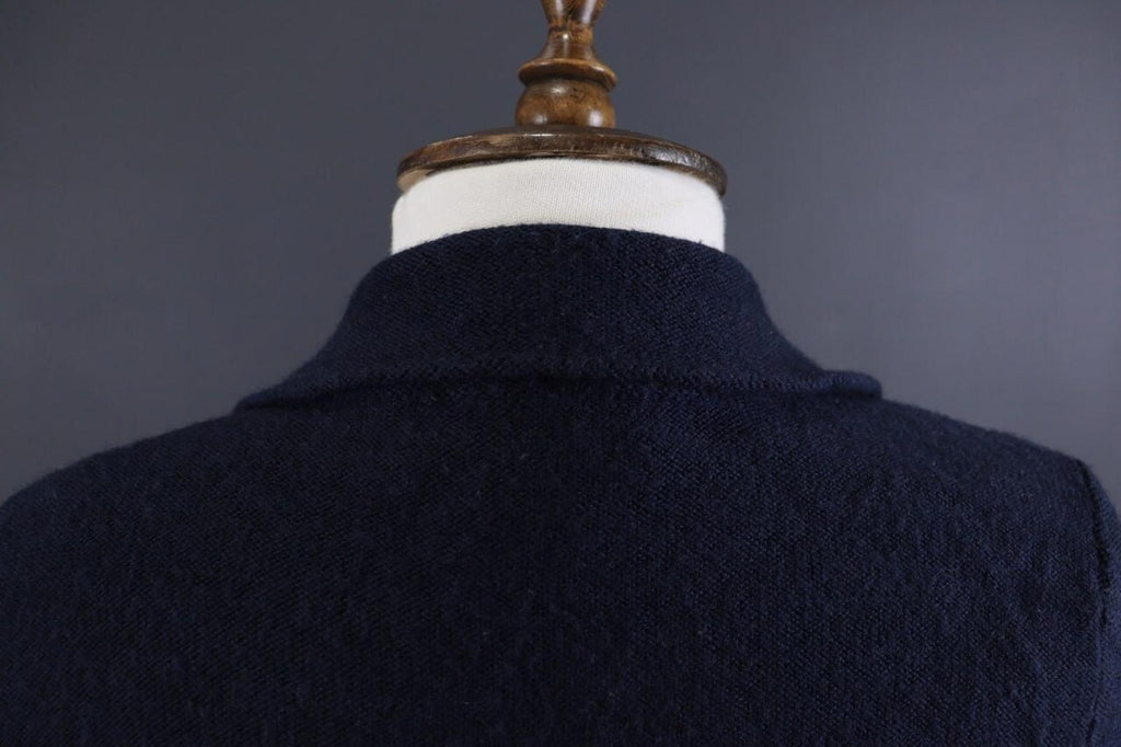 SONIA RYKIEL Blue Knit Single Breasted Blazer Jacket – Size M – Used