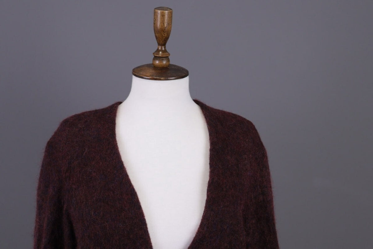 Bellerosa Brown Wool Puperkid Mohair Pockets Knit Cardigan Sweater – Size 2 / M