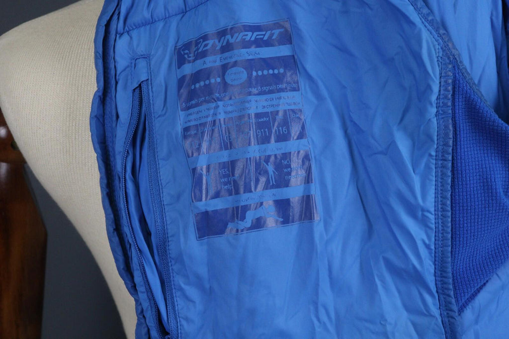 DYNAFIT Blue Full Zip Big Logo Outdoor Hiking Fleece Jacket – Size M