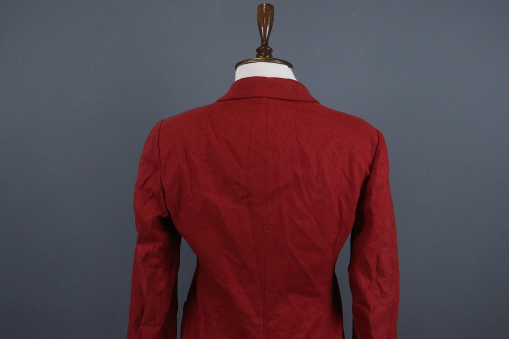 LOVE MOSCHINO Red Long Sleeve Three Button Coat Blazer – Size US 6