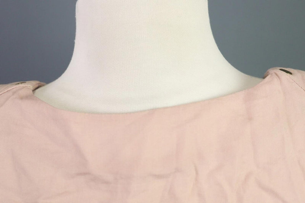STINE GOYA Pink 3/4 Sleeve Ballon Printed Button Blouse Shirt Top – Size M