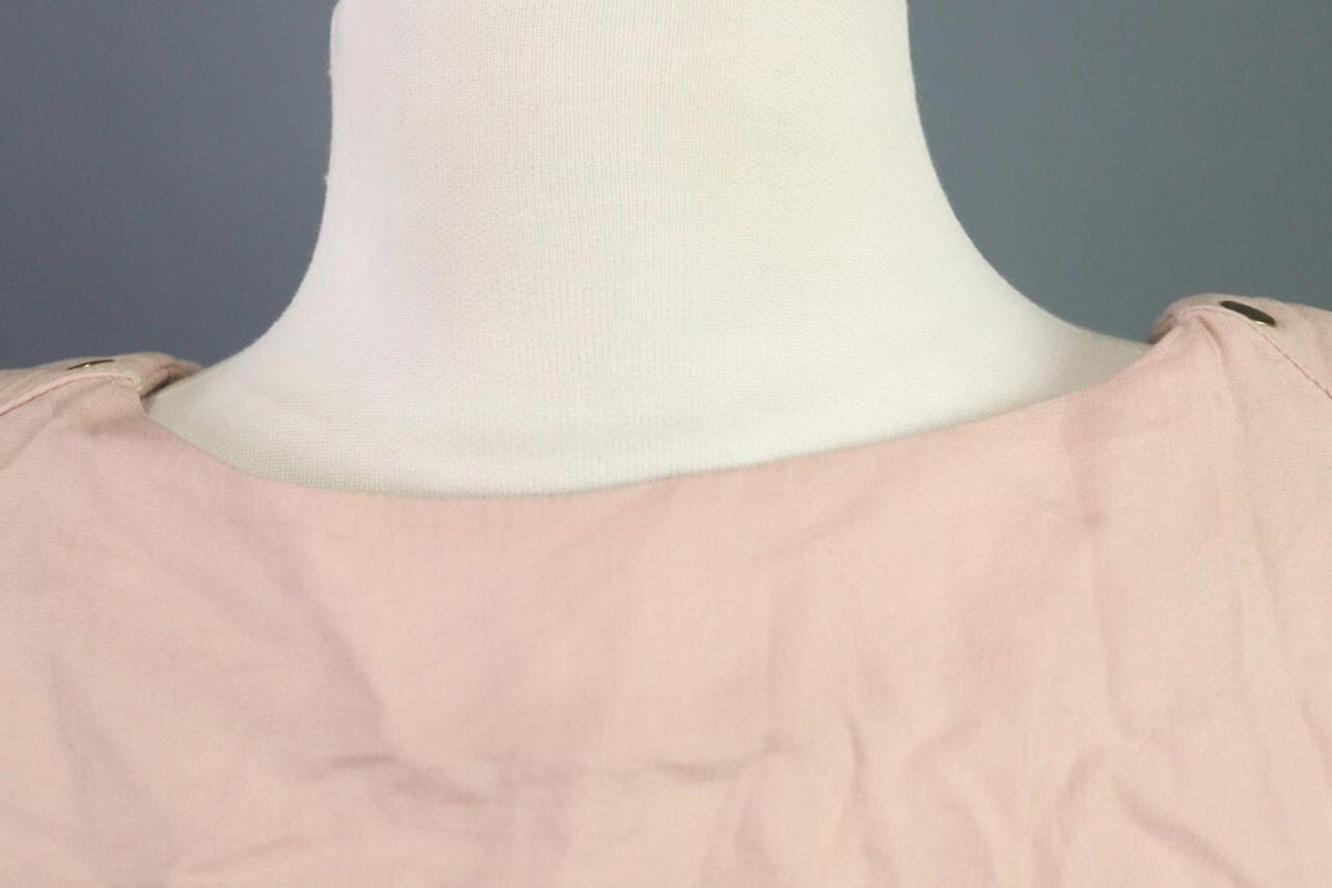 STINE GOYA Pink 3/4 Sleeve Ballon Printed Button Blouse Shirt Top – Size M