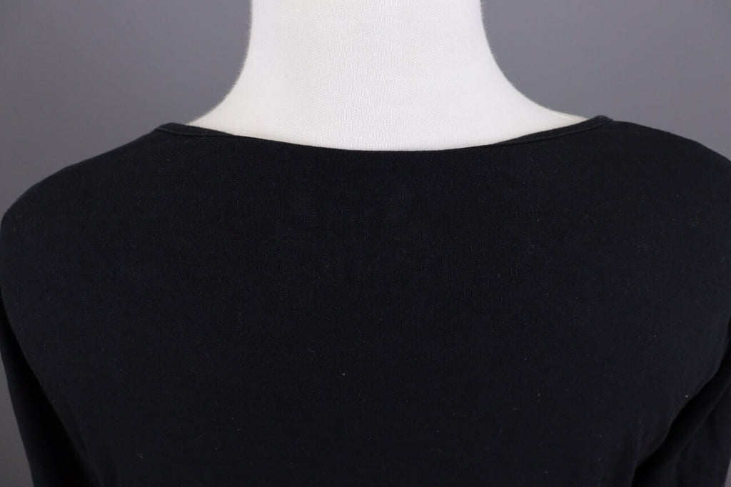 Gudrun Sjoden Black Lagenlook Long Sleeve Relaxed A-Line Dress – Size L