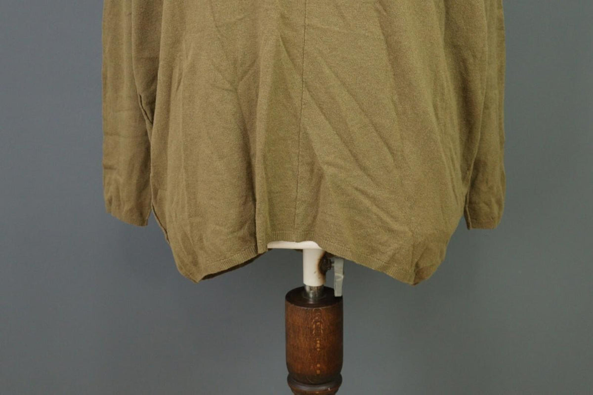 TRANSIT PAR SUCH Green Knit Lagenlook Tunic Sweater – Size 4