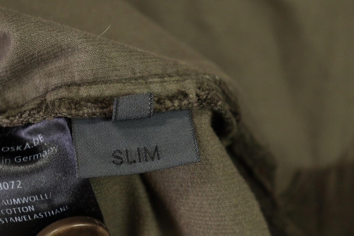 OSKA Slim Fit Brown Corduroy Blazer Jacket – Size 2
