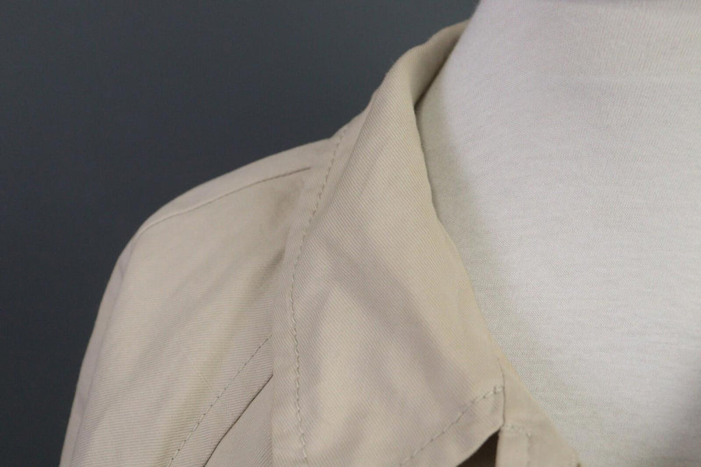 'S MAX MARA White Cotton Ramie Overcoat Coat Jacket – Size 12