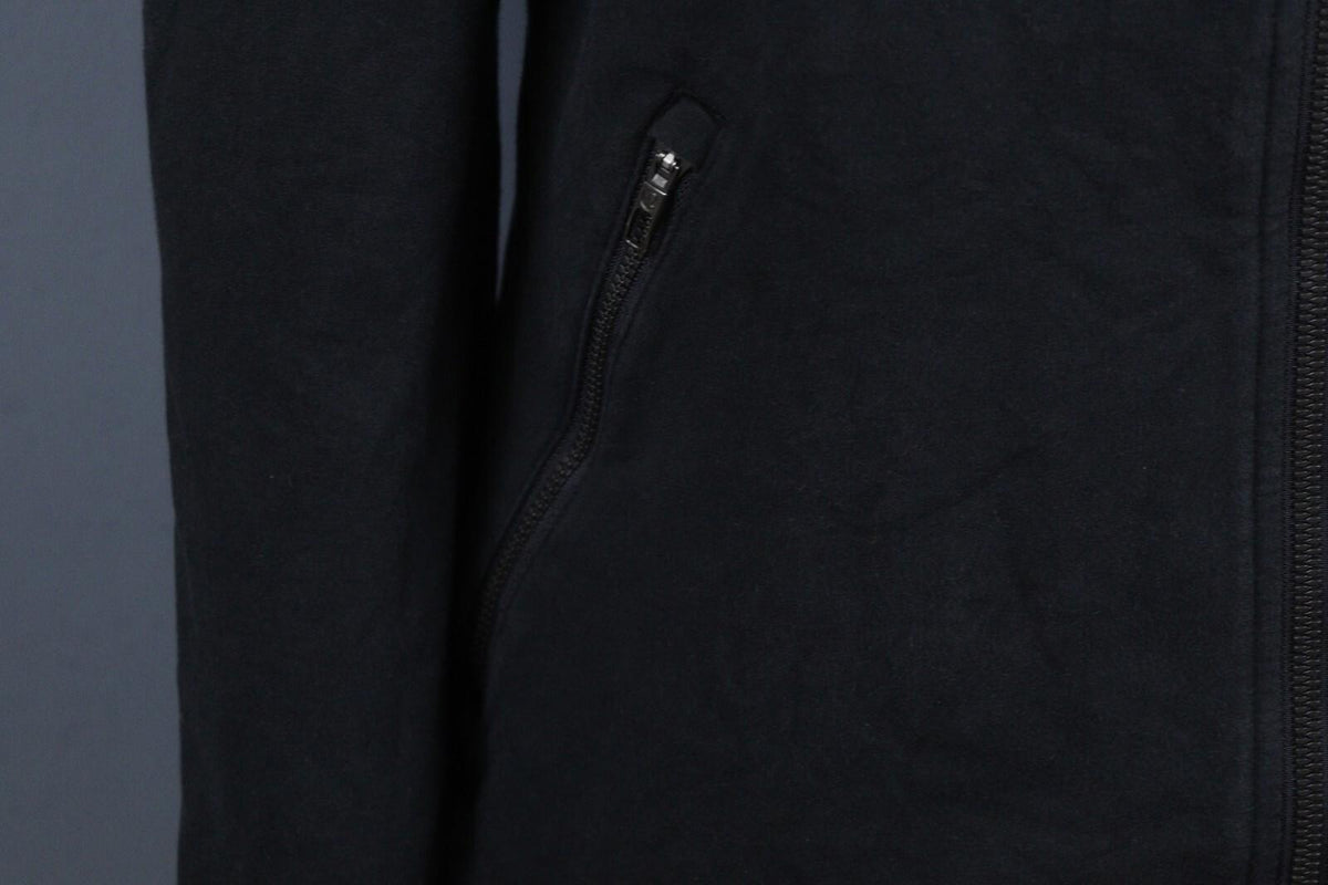 LULULEMON Black Long Sleeve Logo Lightweight Full Zip Hooded Track Jacket