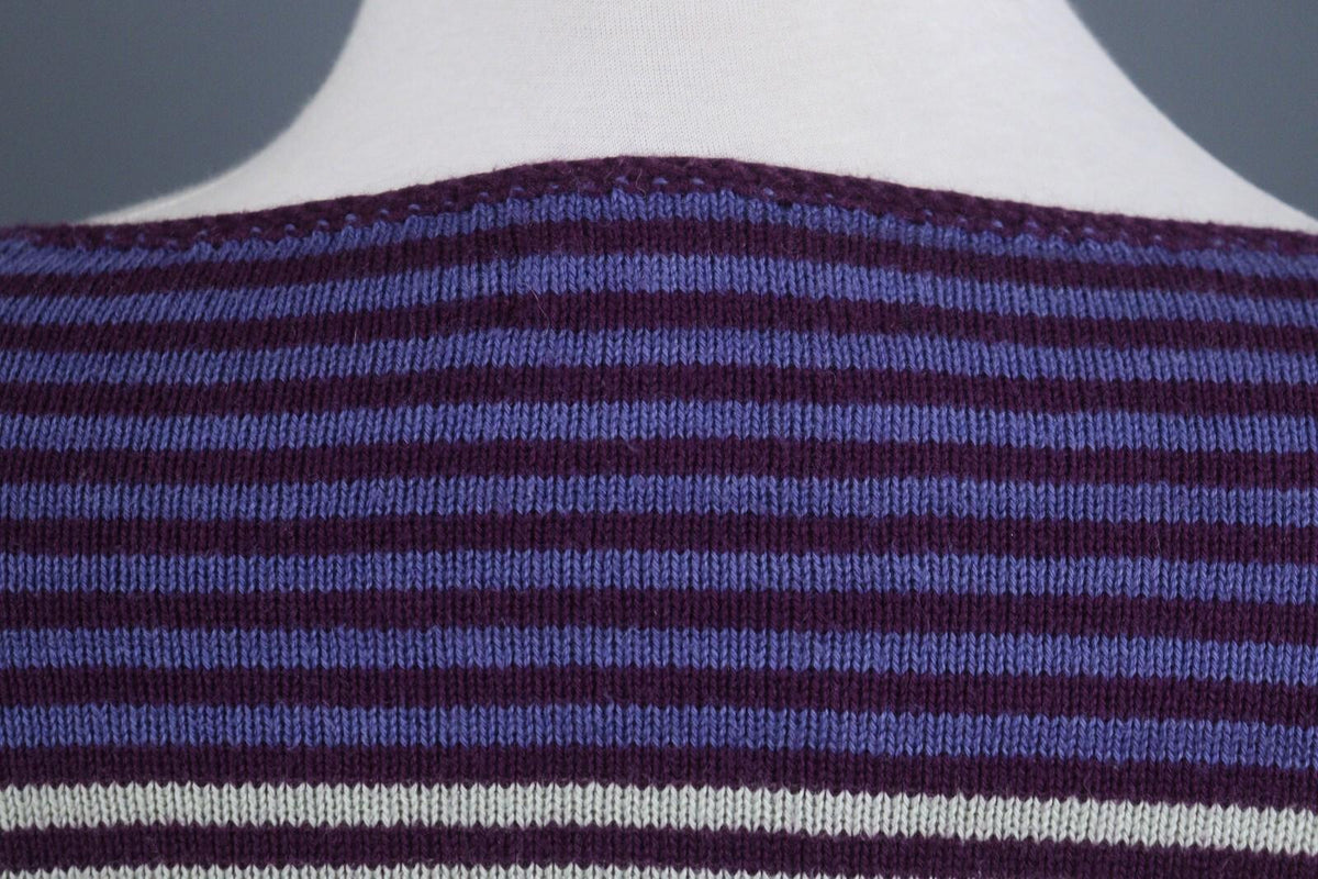 GUDRUN SJODEN Multicolor Striped Long Sleeve Lightweight Sweater – Size M
