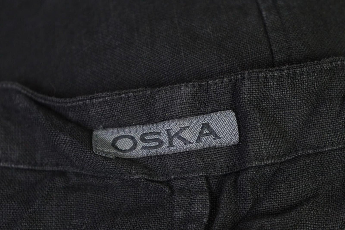 OSKA Regular Gray Lagenlook Linen Sleeveless Tunic Top Shirt – Size 4