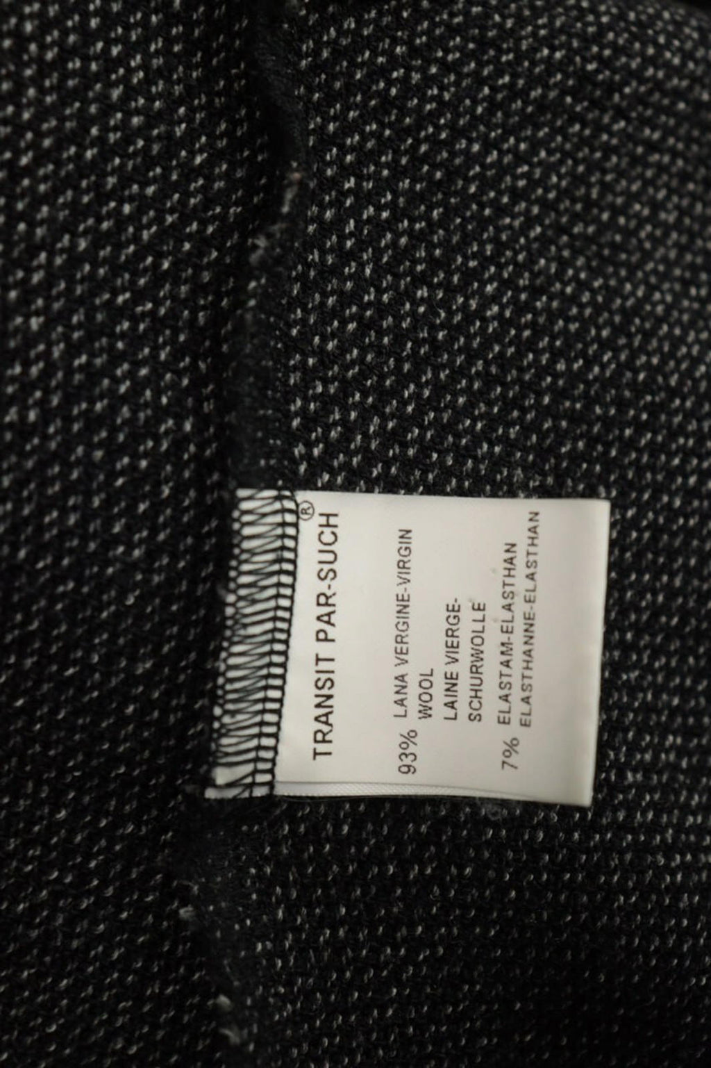 TRANSIT PAR SUCH Gray Designer Wool Business Blazer Jacket – Size 3