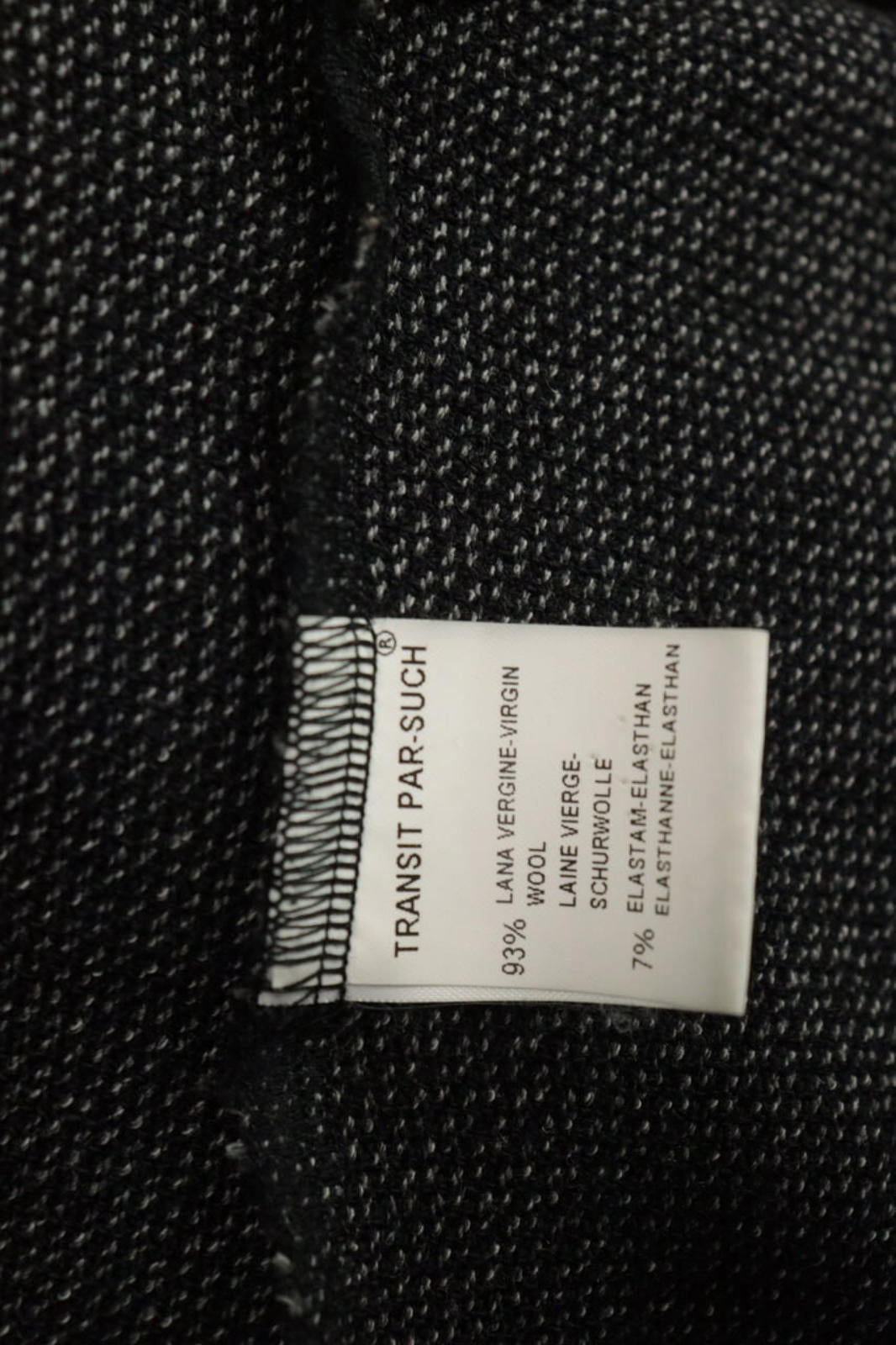 TRANSIT PAR SUCH Gray Designer Wool Business Blazer Jacket – Size 3