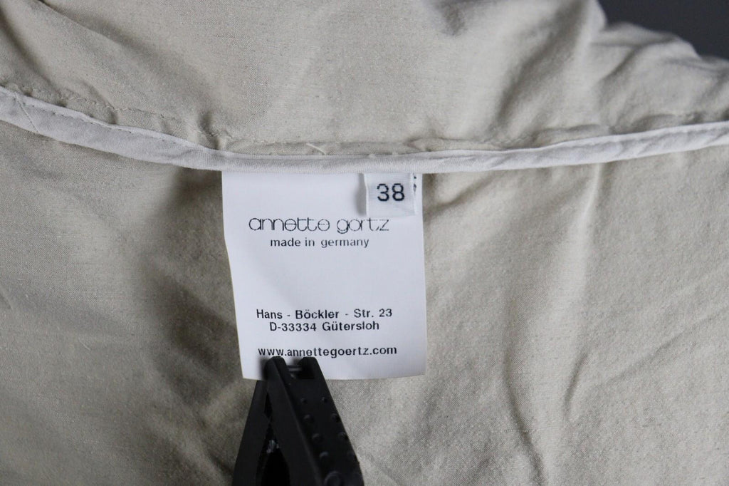 ANNETTE GORTZ Women's Linen Designer Full Zip Blazer Jacket – Size 38