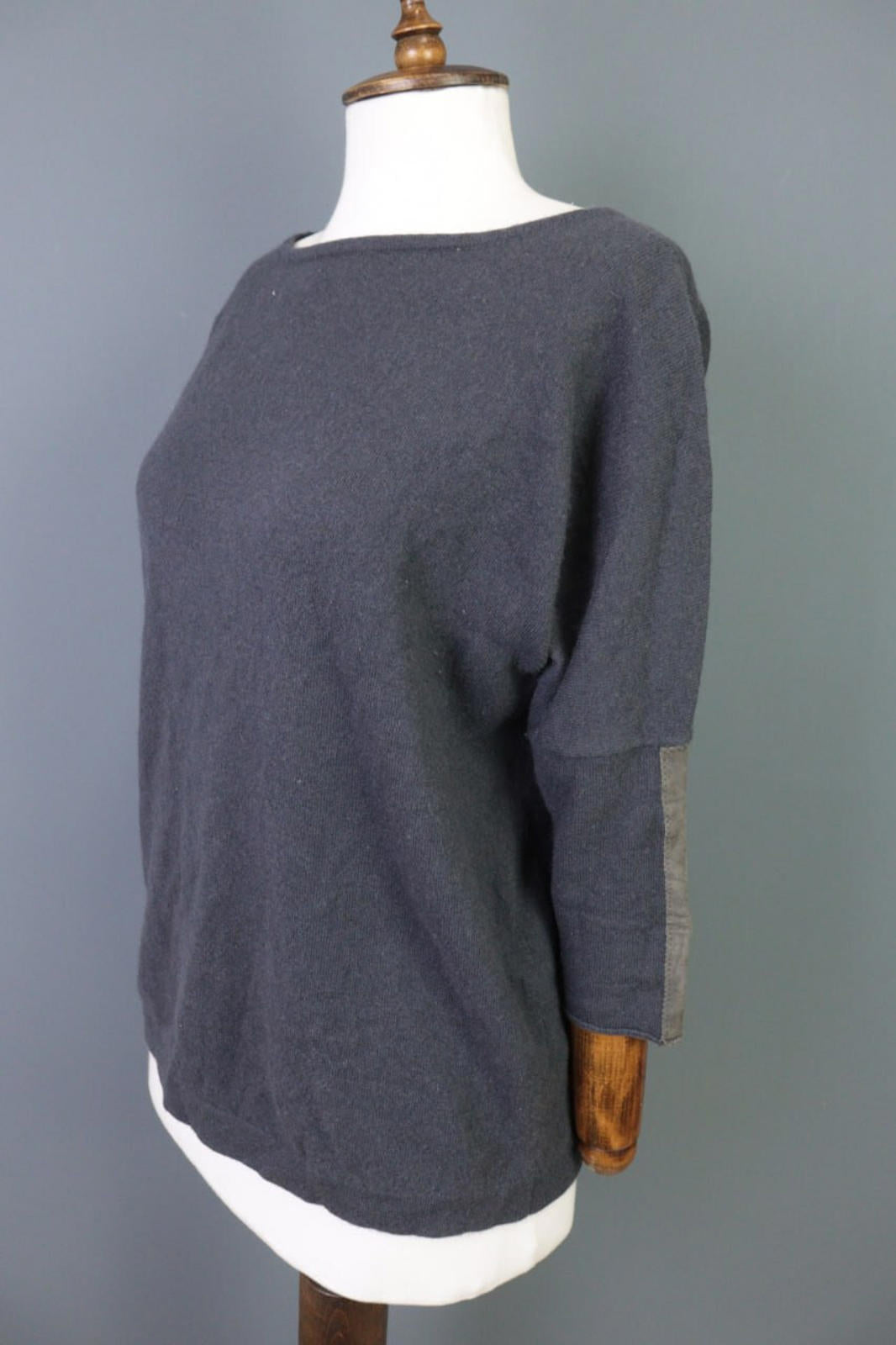 FABIANA FILIPPI Gray Cashmere Knit Sweater – Size S