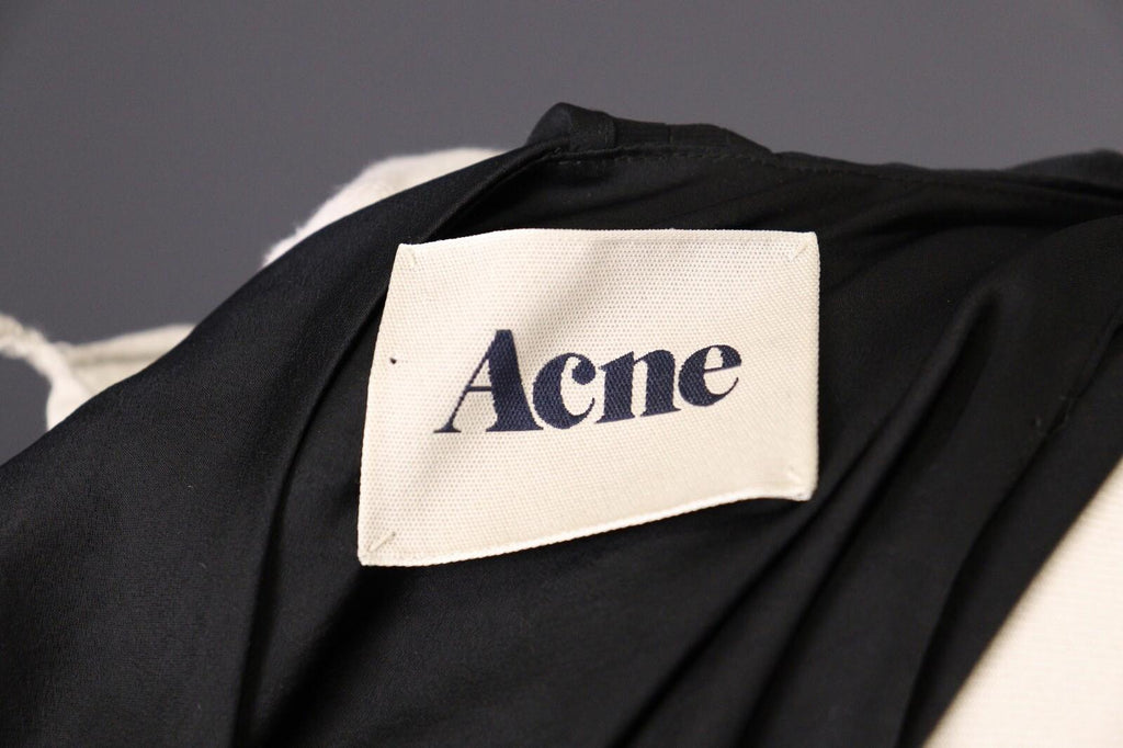 ACNE Black Party Cocktail Black Midi Tank Dress – Size 38