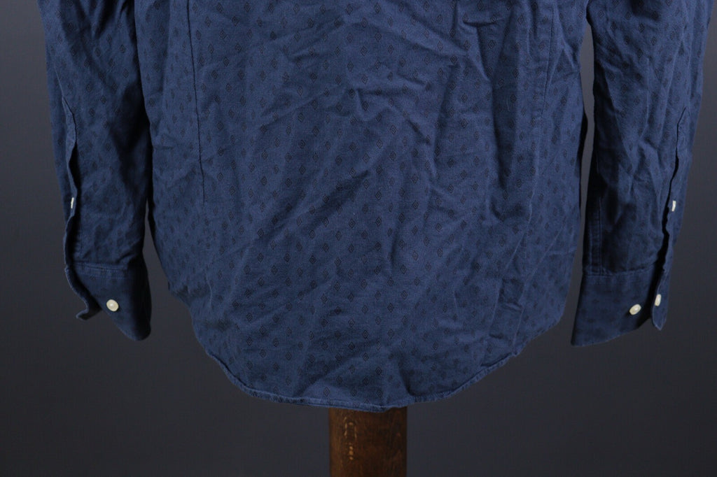 Barbour Tailored Fit Blue Long Sleeve Button Down Shirt – Size EUR XL / USA L