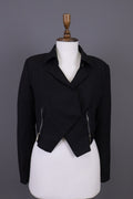 BNWT Ladies Cop Copine Celeri Chemise Veste Black Open Front Jacket 40