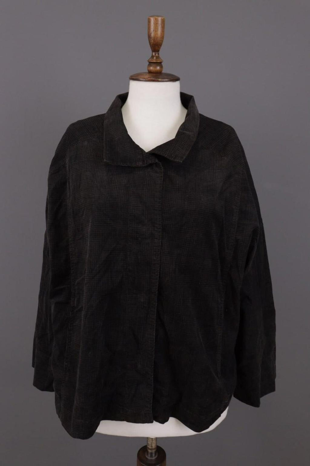 OSKA Brown Check Lagenlook Designer Relaxed Blazer Jacket – Size 3