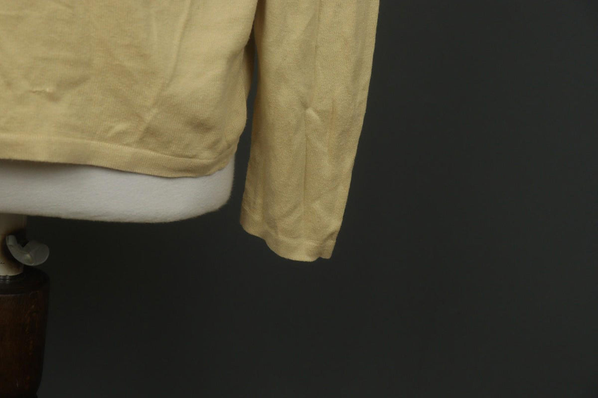 BURBERRY London Yellow Casual Long Sleeve Round Neck Pullover Knit Top – Size S